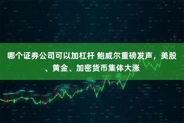 哪个证券公司可以加杠杆 鲍威尔重磅发声，美股、黄金、加密货币集体大涨